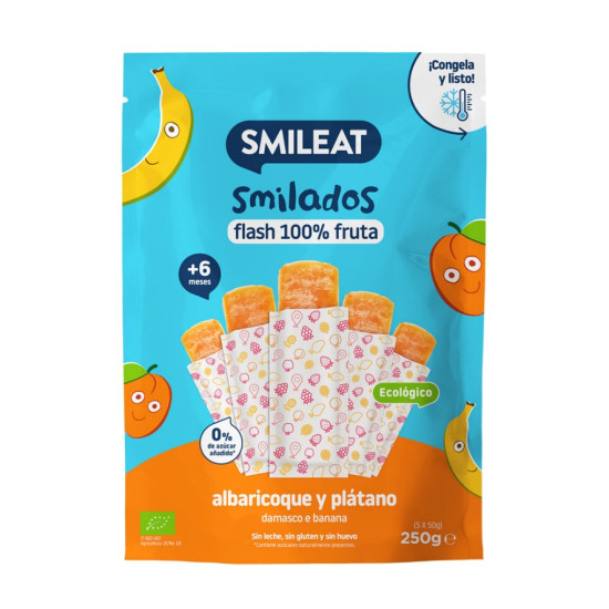 Smilados Albaricoque Platano 250g Smileat ECO - Panadería