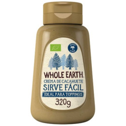 Crema de Cacahuet sirve fácil 320g Whole Earth ECO