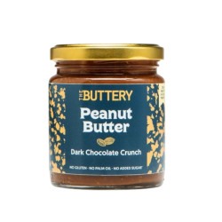 Crema Cacahuet Crujiente Chocolate Negro 220g TheButtery