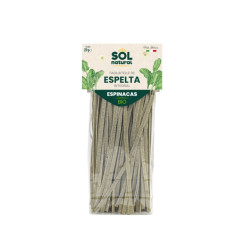 Tagliatelle de Espelta con Espinacas 250gr Sol Natural ECO