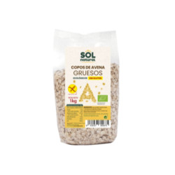 Copos Avena Gruesos Sin Gluten 1kg Sol Natural ECO