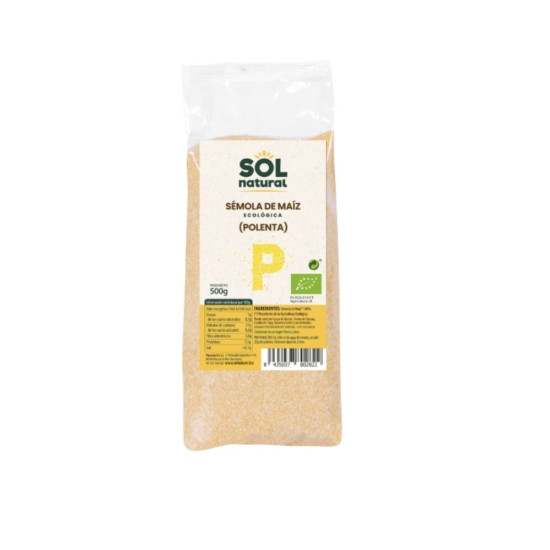 Corn Semolina (Polenta) 500gr Sol Natural ECO