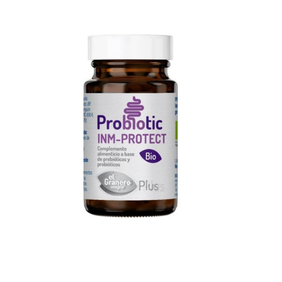 Probiotique INM-Protec 600 mg 30 capsules El Granero ECO - Vitamines et minéraux