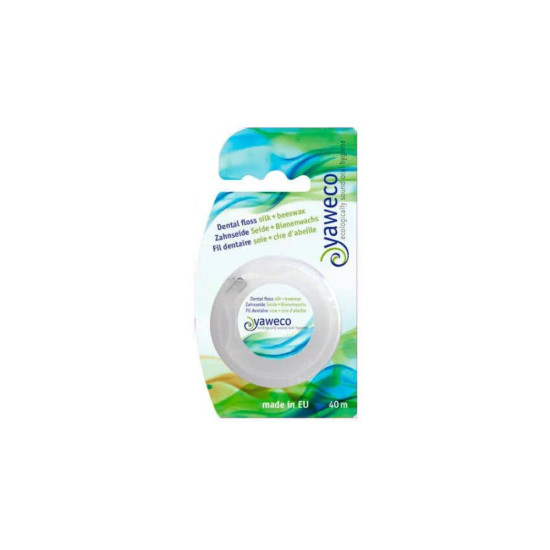 Silk dental floss with Beeswax 40m Yaweco - Personal Care