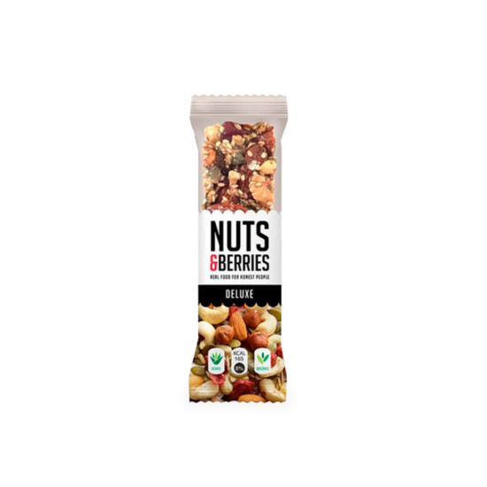 Barreta Deluxe 40gr Nuts&Berries Eco - Cereals barretes i musli
