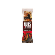 Barreta Xocolata Negre i Cirera 40gr Nuts&Berries Eco