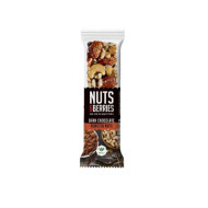 Barreta Xocolata Negre i Fruits Secs Torrats 40gr Nuts&Berries Eco