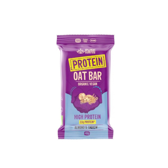 Barreta proteica davena- Ametlla i anacard 40gr Iswari - Cereals barretes i musli