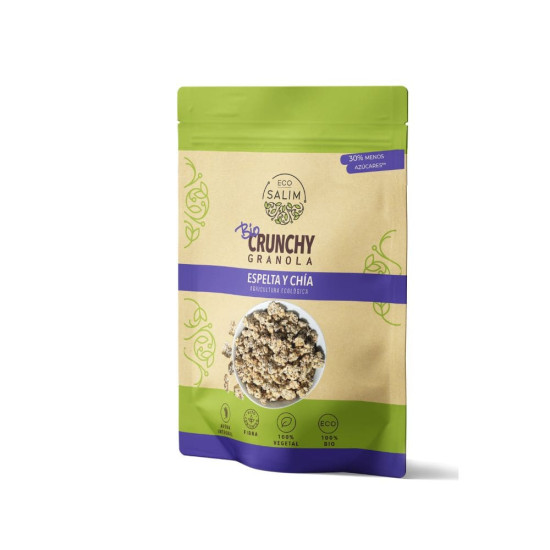 Cruncky Granola de Espelta y Chía 250g Ecosalim ECO - Cereales barritas y muesli