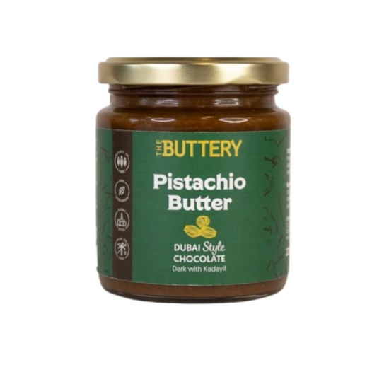 Crema de Pistacho Estilo Dubai Chocolate Negro 220g TheButter