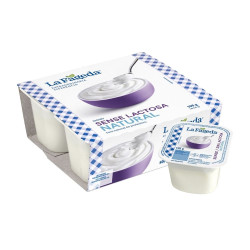 Yogur Natural de Vaca sin Lactosa 4x125gr La Fageda