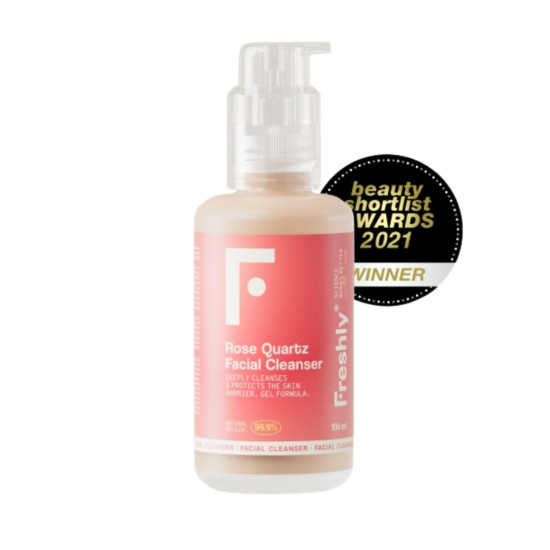 Rose Quartz Facial Cleanser 100ml Freshly Cosmetics