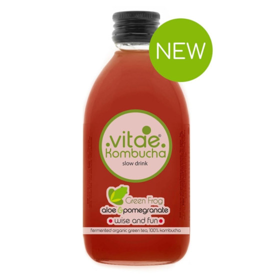 Kombutxa d'Aloe i magrana 250ml Vitae ECO