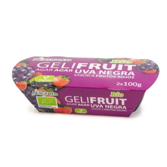Gélatine-agar raisins et fruits des bois 2x100gr Natureco ECO