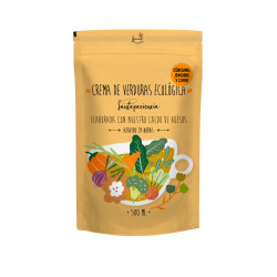 Cream of vegetables with turmeric, ginger and curry with bone broth 500 ml Doypack SantaPaciencia ECO
