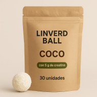 Linverd energetic Ball Coconut Créatine 30 unités