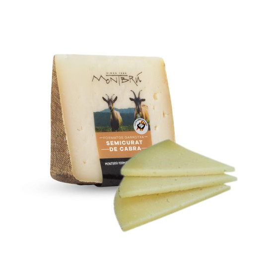 Fromage de chèvre semi-affiné 180gr MontBrú