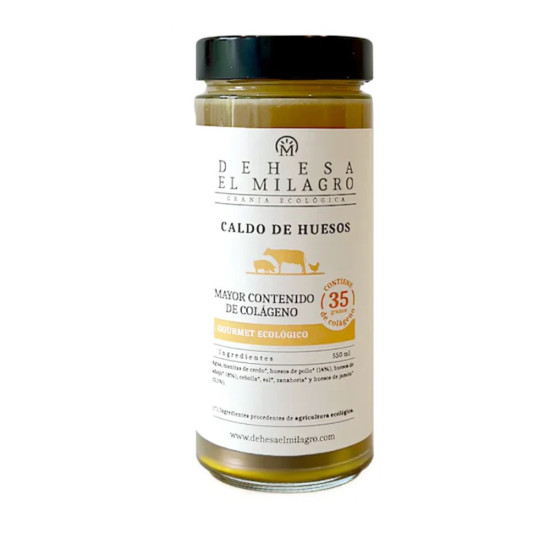 Bone broth high in collagen 550ml Dehesa El Milagro ECO