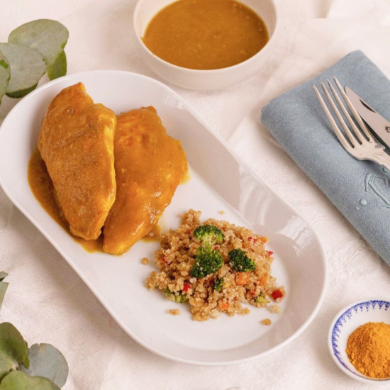 Curry chicken breast 500gr Dehesa El Milagro ECO