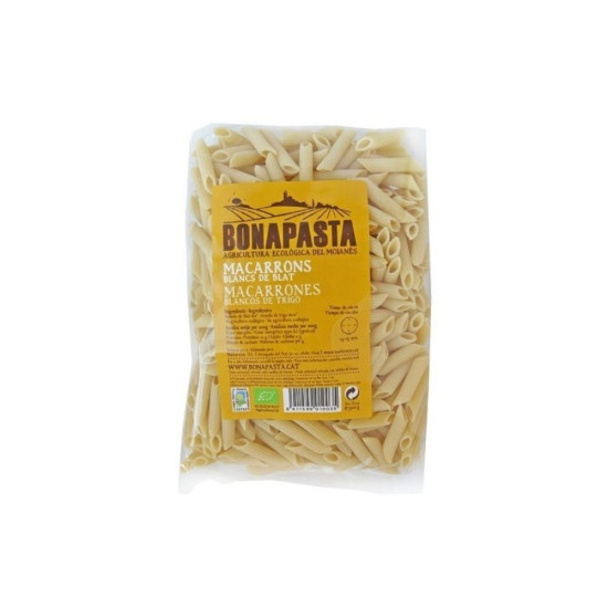 Macarros de Trigo Blancos 500gr BonaPasta ECO - Pasta
