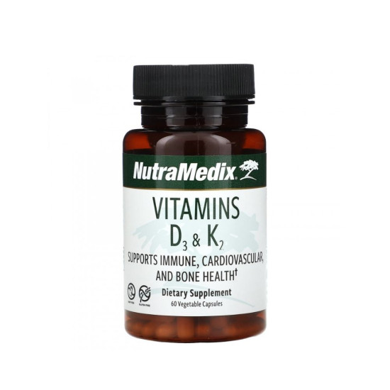 Vitamina D3 + K2 60 cápsulas NutraMedix