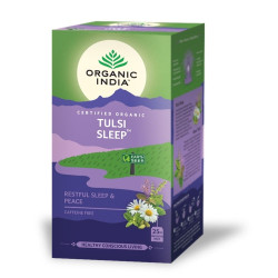Tulsi Dormir Infusión Ayurvédica 25 bolsas Organic India ECO