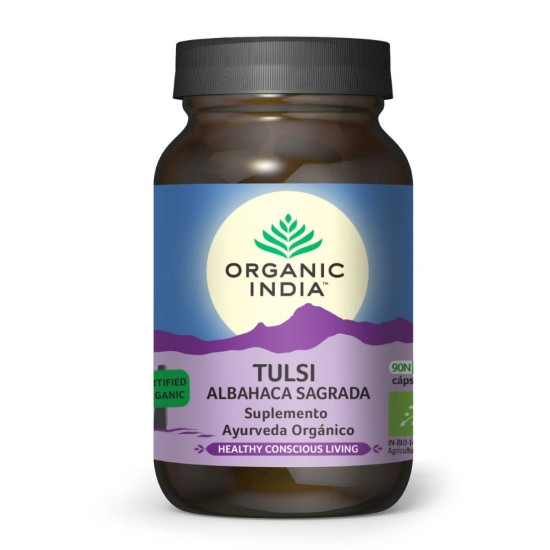 Supplément ayurvédique Tulsi 90 gélules végétales Bio Inde ECO