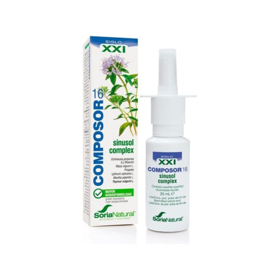 Compositor 16 Sinusol Complex 25ml Soria Naturel
