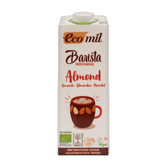 Bebida Almendra Barista Profesional bajo en Azúcar 1L Ecomil ECO