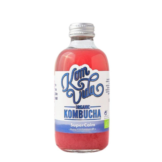 Kombucha SuperCalm Blackberry and Ashwagandha 250ml Komvida ECO