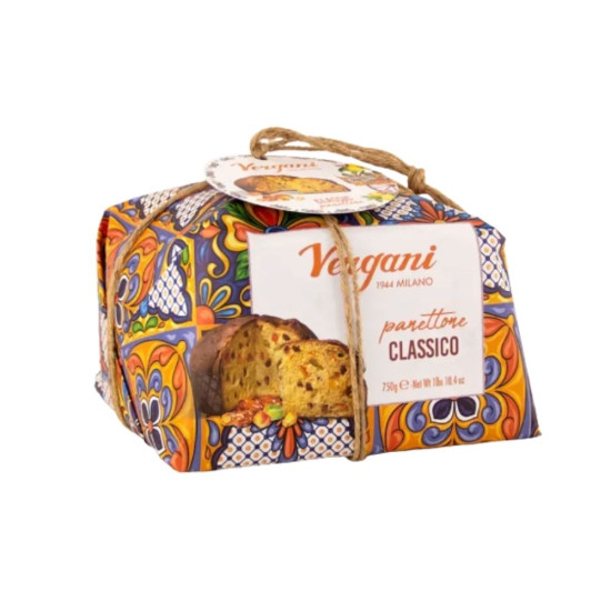 Panettone classique aux raisins secs et aux fruits confits 750 g Vergani