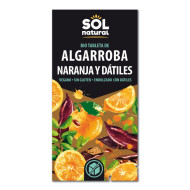 Carob chocolate with orange and dates 70gr Sol Natural ECO