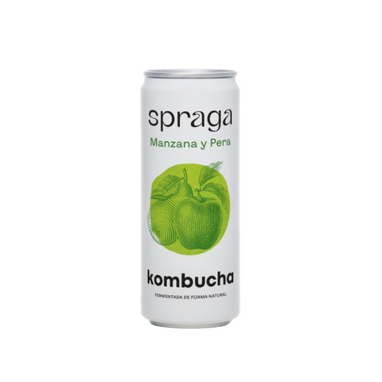 Kombucha Pomme et Poire 33 cl Spraga ECO