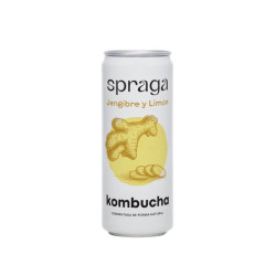 Kombucha Ginger and Lemon 33cl Spraga ECO
