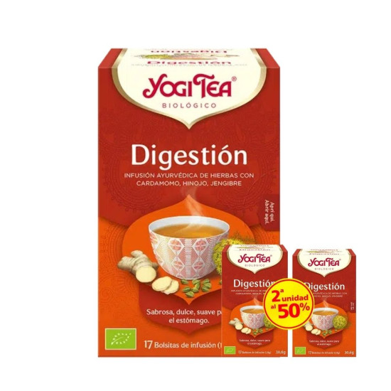2 Infusion YogiTea ECO Digestion (2j et 50%)