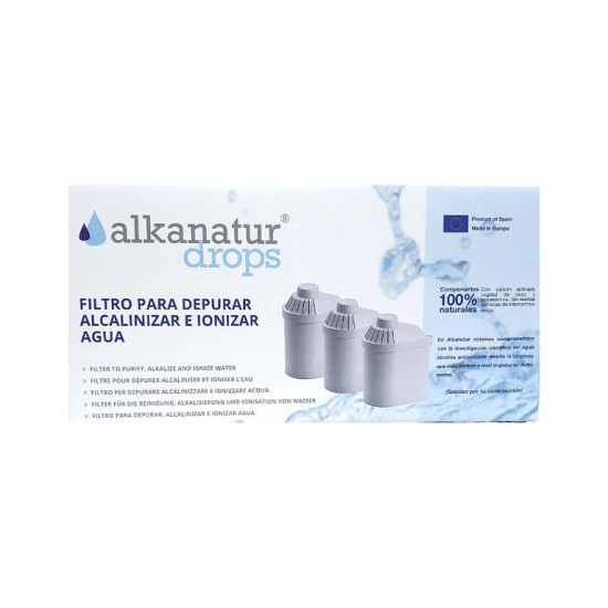 Filtros Alkanatur Drops 3 Cargas Enovo