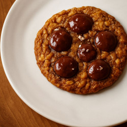 Cookie of Tahini and EVOO and Gluten Free Chocolate