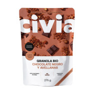 Granola sans gluten au chocolat noir et aux noisettes 275 g Civia ECO