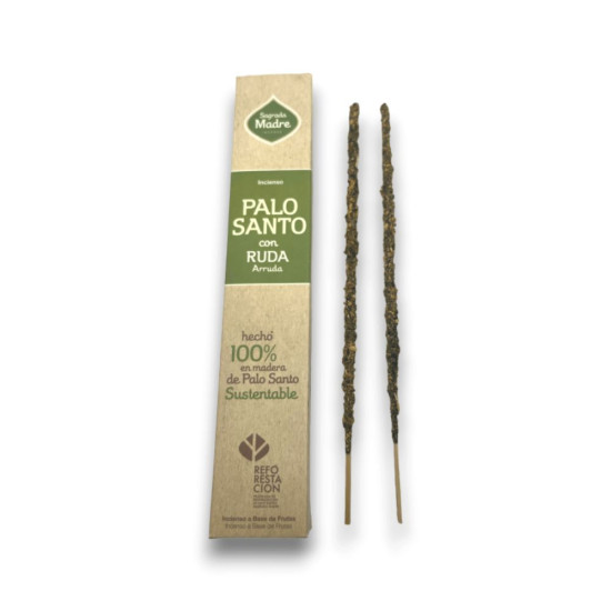 Palo Santo Ruda 8 sticks Sagrada Madre ECO