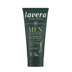 Gel ducha 3 en 1 Men Sensitive 200ml Lavera BIO