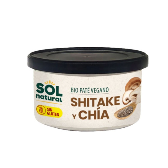 Pâté végétalien aux shiitakes et au chia 125 g Sol Natural ECO