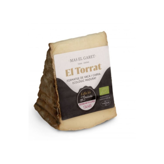 Queso “El Torrat” de vaca y cabra madurado 250gr Mas Garet ECO