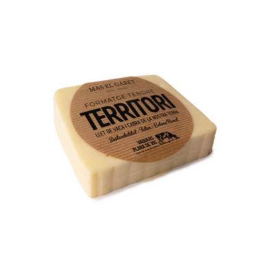 Queso "Territorio" de vaca y cabra 250gr Mas Garet ECO