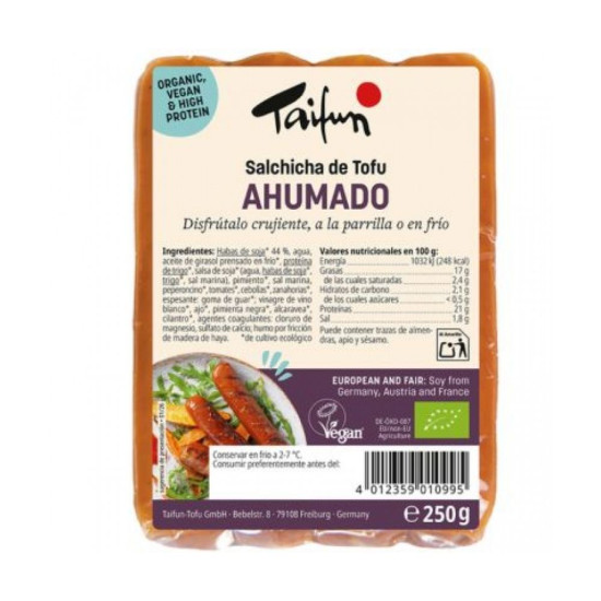 Frankfurt Veggie Ahumado 250gr Taifun ECO