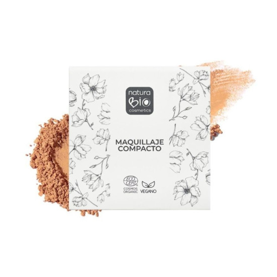 Maquillaje polvo compacto 01 Arena Algarve 9g NaturaBio ECO