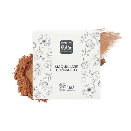 Maquillaje polvo compacto 02 Beige Alboraya 9g NaturaBio ECO