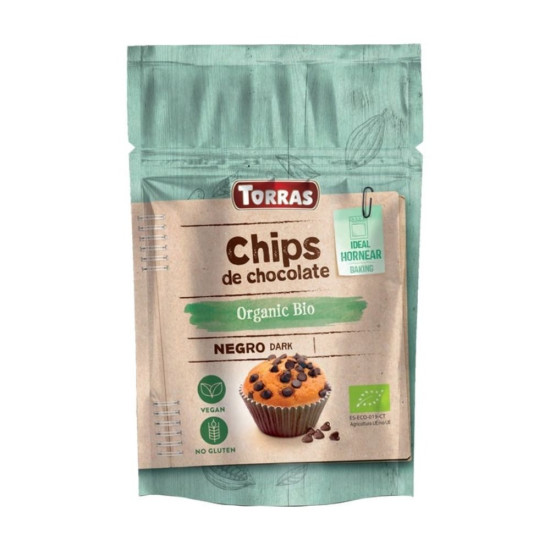 Chips de Chocolate Negro 200gr Torras ECO