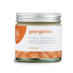 Dentífrico mineral crema naranja 60ml Georganics Ecológico
