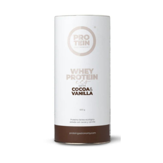 Whey Protein con Cacao y Vainilla 600g Protein Gastronomy ECO