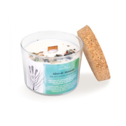 Vela perfumada con aceites esenciales Aires de montaña Canvela ECO